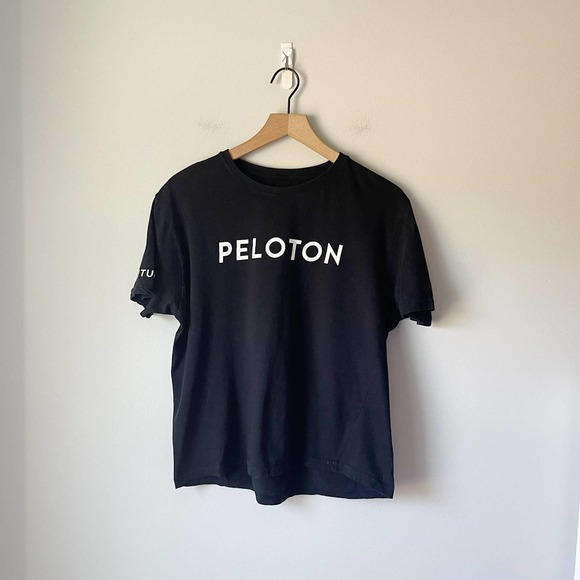 Peloton Women's Black Century 100 miles Tee Size Medium M - Picture 1 of 5